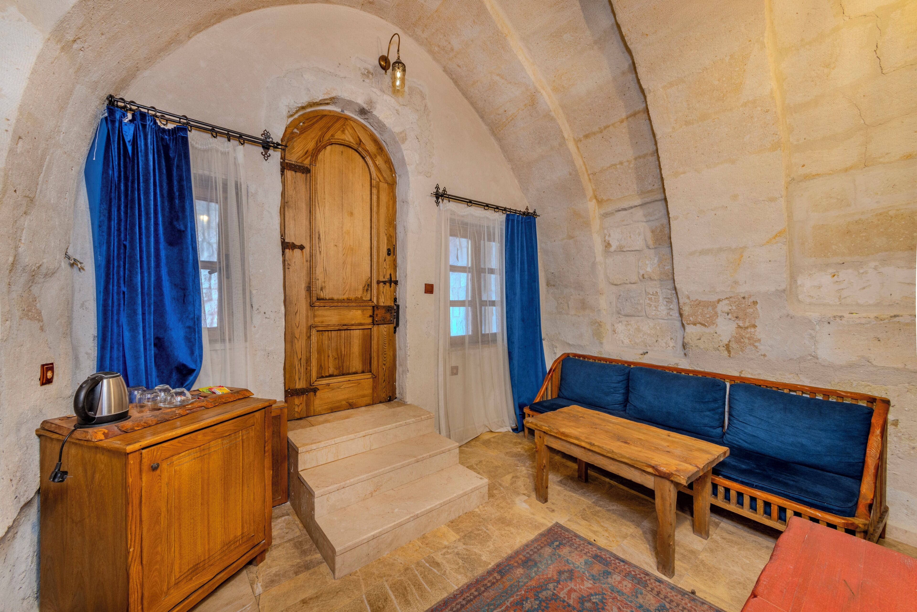 Executive Suite, Private Pool | Living area | 55-inch LCD TV with satellite channels, TV, heated floors