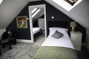 Standard Triple Room | Egyptian cotton sheets, premium bedding, individually decorated - The Charlton Boutique Hotel (Cheltenham)