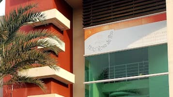 Fassade der Unterkunft