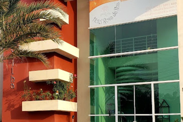 Voorkant van accommodatie