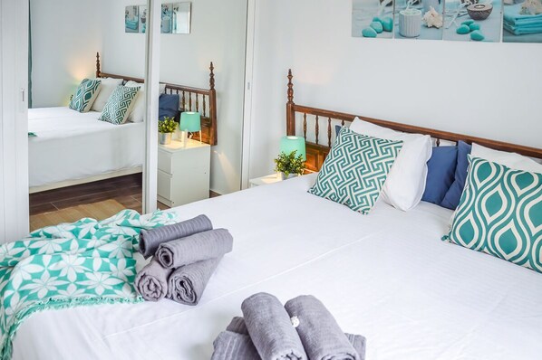 2 soveværelser, strygejern/strygebræt, gratis Wi-Fi, sengetøj