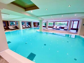 Indoor pool, a heated pool