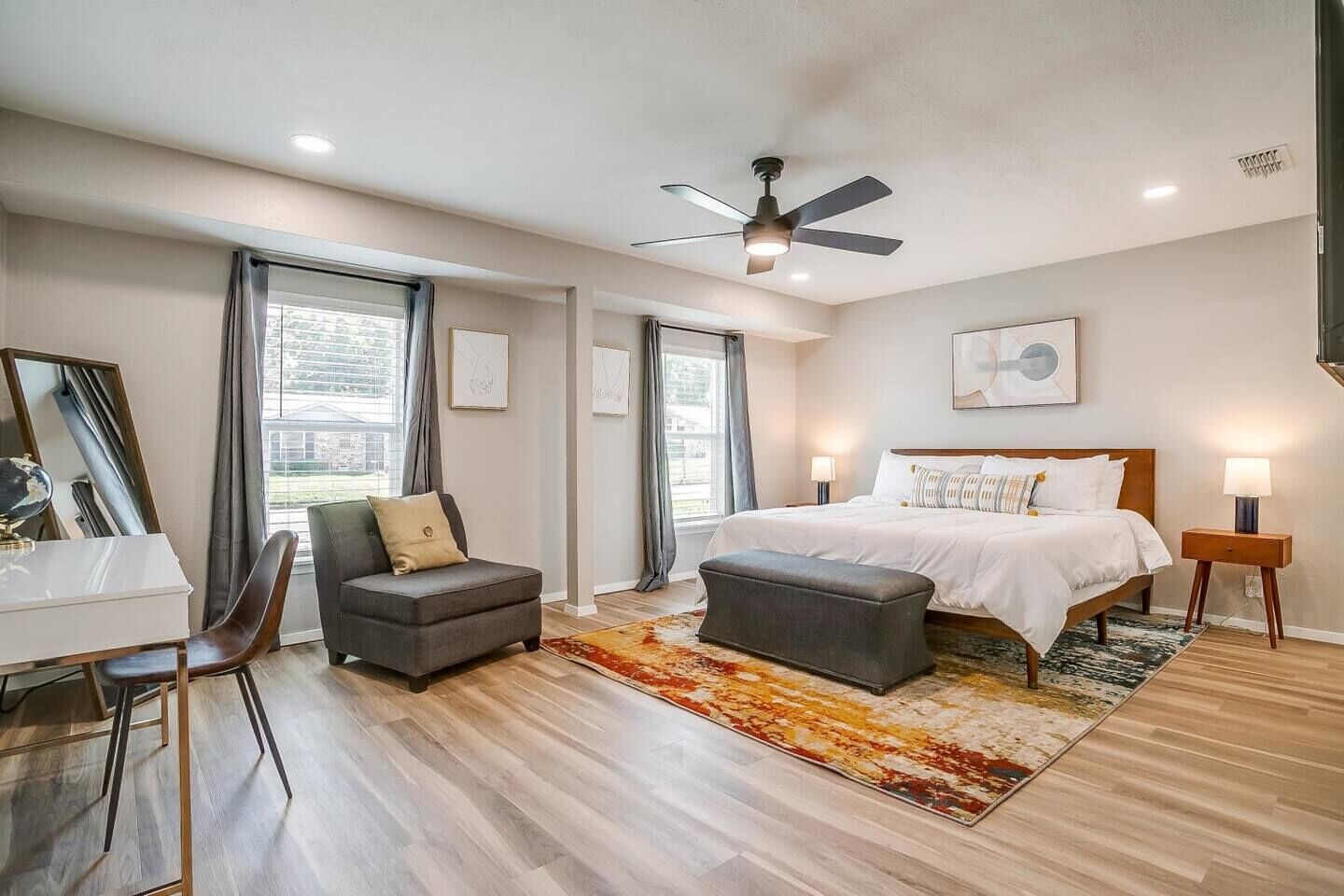 4 bedrooms, iron/ironing board, travel crib, WiFi