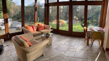 TV, fireplace, computer monitors, printers