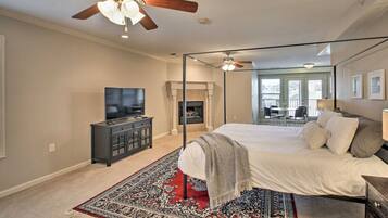 3 habitaciones, escritorio, tabla de planchar con plancha y wifi