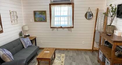 Tiny home with big personality. Close to everything because everything is close!