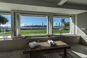 Blick von der Unterkunft