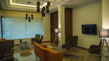 Sala de estar en el lobby