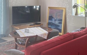 Fernseher, Kamin