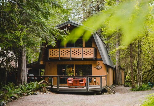 Camp North Fork - dog friendly, WiFi, King bed