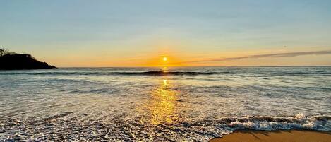 Private beach nearby