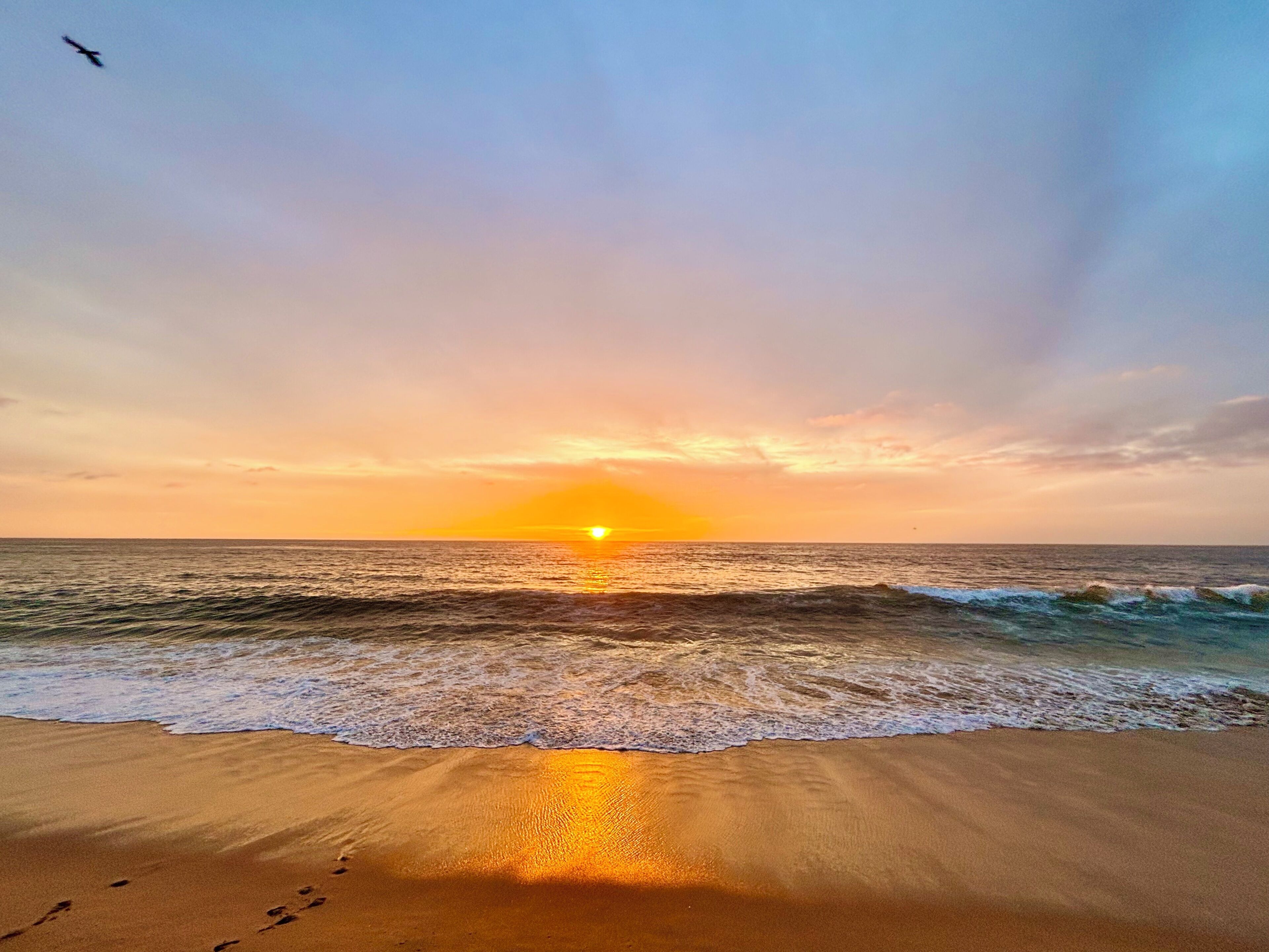 Private beach