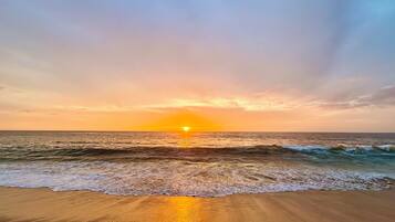 Private beach