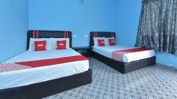 Premium Suite | 3 bilik tidur, meja, Wi-fi percuma, cadar katil