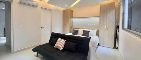 1 chambre, fer et planche Ă repasser, Wi-Fi, draps fournis