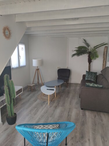 Maison centre ville la tranche sur mer, 4 pièces, 6 personnes 
