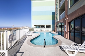 Indoor pool, outdoor pool