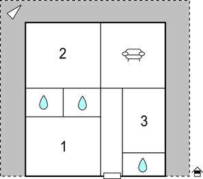 Apartment | Floor plan - Nice Apartment in Mühlbach With 3 Bedrooms (Muehlbach Am Hochkoenig)