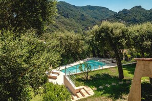 Pool - Luxury Villa QUERCIA, for 8 w/ Pool, Sea & Montain View, A/C (Fréjus)