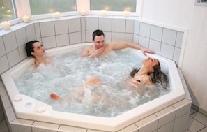 Indoor pool, outdoor pool