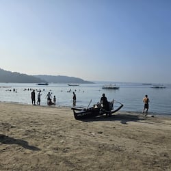 럭셔리룸, 킹사이즈침대 1개 | 해변/바다 전망
