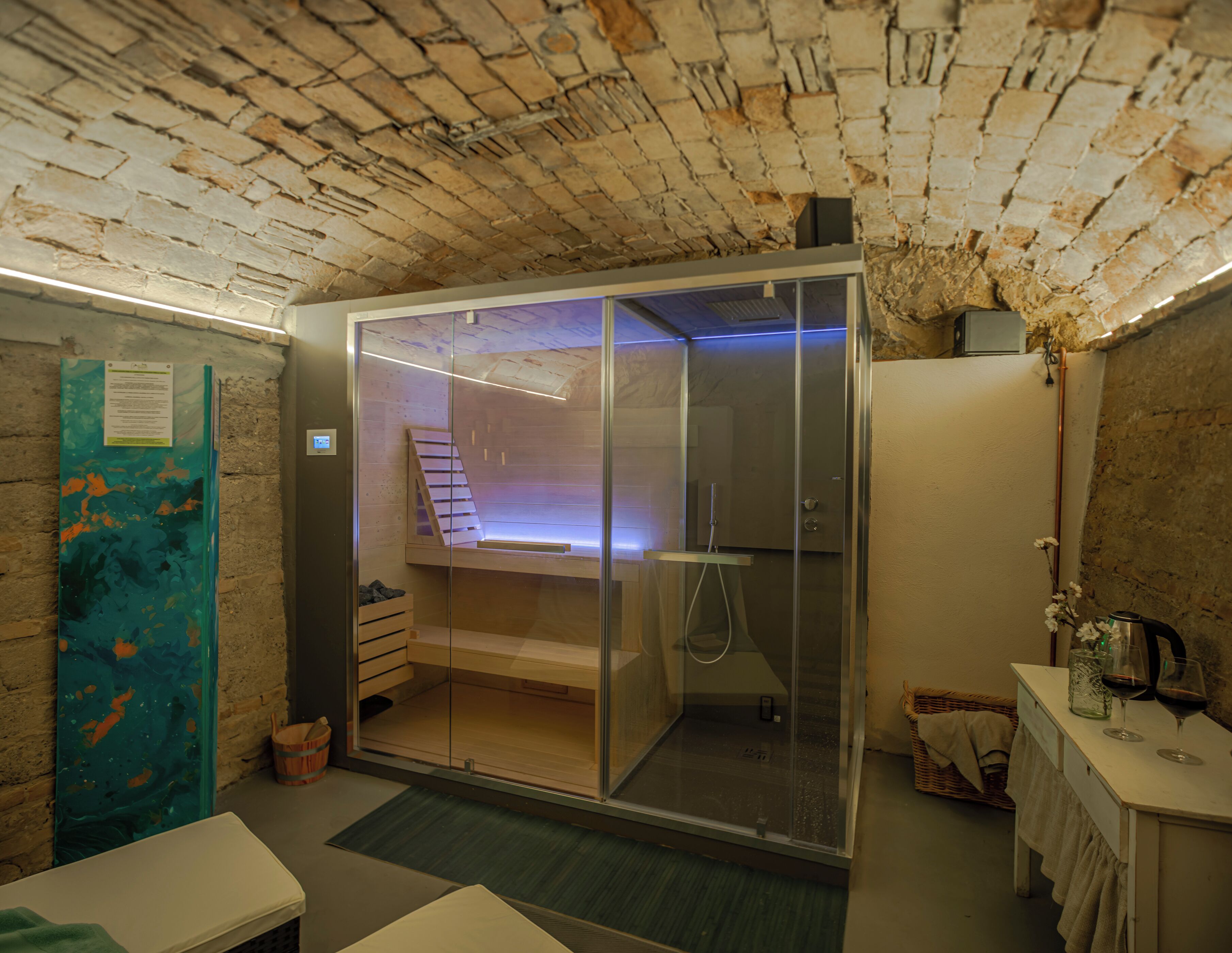 Junior-Doppelzimmer, Sauna, Erdgeschoss | 6 Schlafzimmer, Allergikerbettwaren, Daunenbettdecken, Zimmersafe