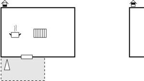 Studio | Floor plan - Amazing Home in Visby With 1 Bedrooms and Wifi (Visby)