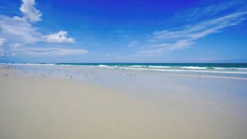 En la playa