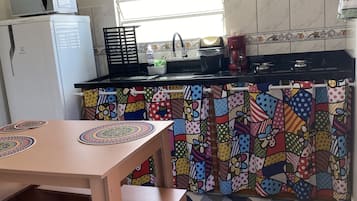 Standard Apartment | Private kitchen | Fridge, microwave, stovetop, electric kettle
