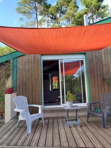 Comfortable room in an architect-designed villa on the edge of a forest