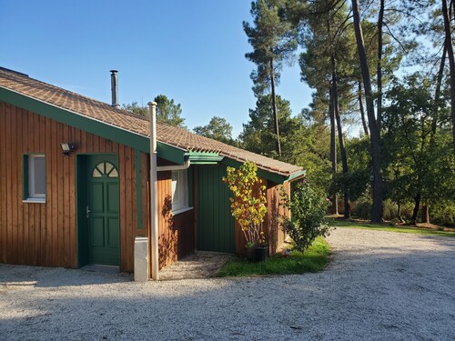 Comfortable room in an architect-designed villa on the edge of a forest