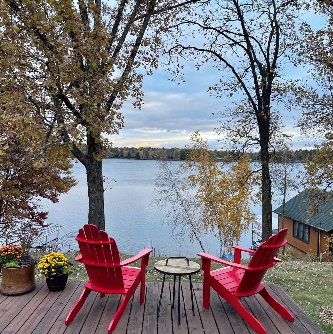 Beautiful views from the deck