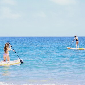 On the beach
