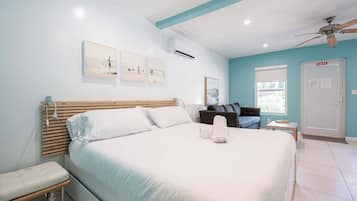 Desk, iron/ironing board, travel crib, WiFi