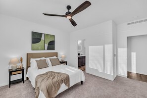 3 bedrooms, iron/ironing board, WiFi, bed sheets