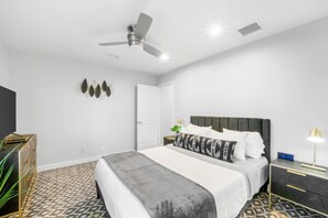 Desk, iron/ironing board, travel cot, free WiFi