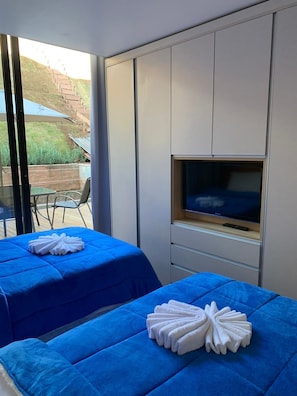 Apartamento básico | 2 quartos, Wi-Fi de cortesia