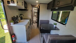 Private kitchen - High Above Asheville! Beautiful Long Range Views! (Asheville)