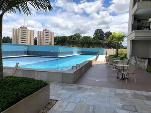 Outdoor pool - Lovely Family Apartment - GRU (Guarulhos)