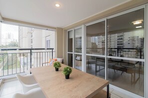 Outdoor dining - Lovely Family Apartment - GRU (Guarulhos)