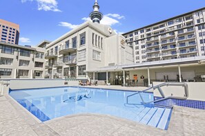 Indoor pool, outdoor pool