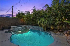 Outdoor pool, a heated pool - Ponderosa Villa nestled in the Intimate La Quinta Cove (La Quinta)