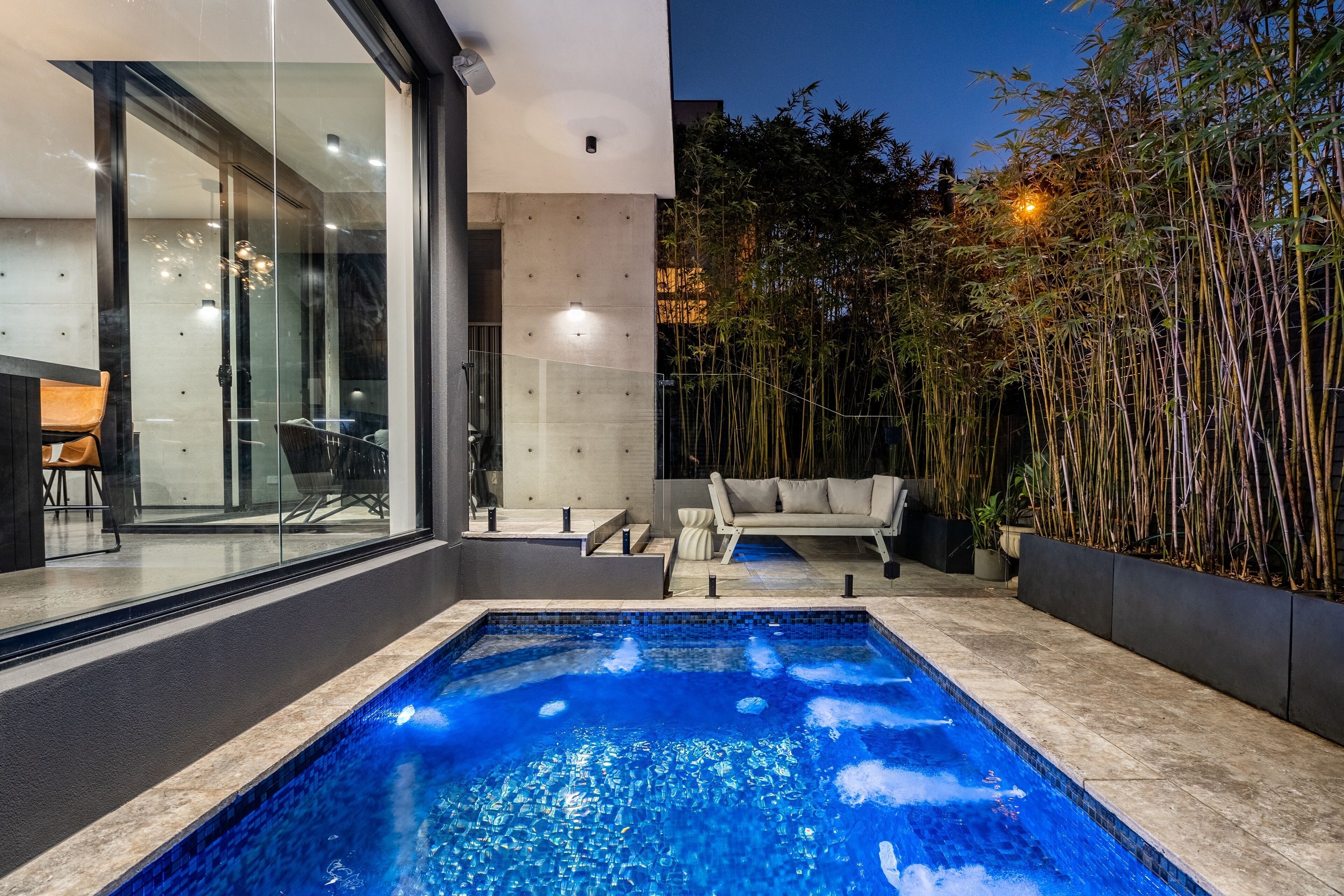 Una piscina climatizada