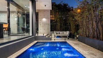Una piscina climatizada