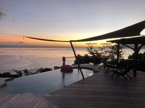 Outdoor pool - VILLA O VAI Villa with an outstanding view - 5mn from Teahupoo surf spot (Taiarapu-Ouest)