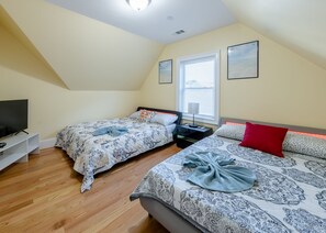 4 habitaciones, wifi gratis y ropa de cama 