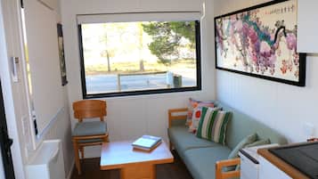 Premium Cabin, 2 Bedrooms | Living area