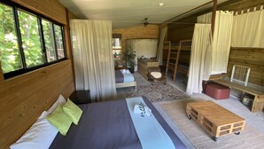 1 chambre, fer et planche à repasser, accès à Internet, literie fournie