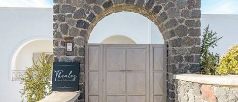 Majoituspaikan julkisivu