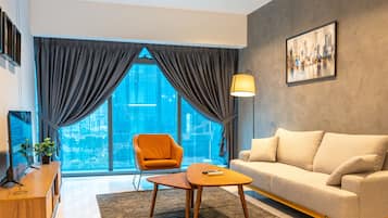 Exclusive Apartment, 2 Bedrooms, Non Smoking | Living area